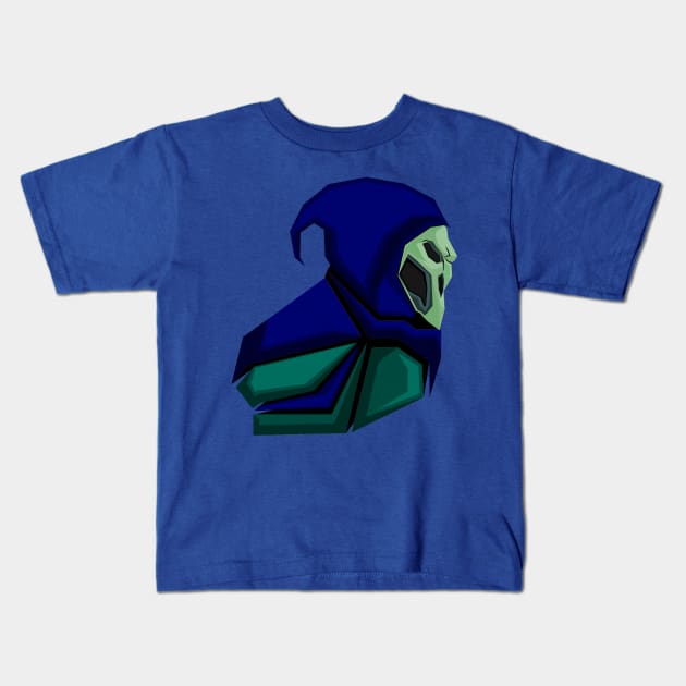 Multi - Colored Reaper Kids T-Shirt by Insanity_Saint